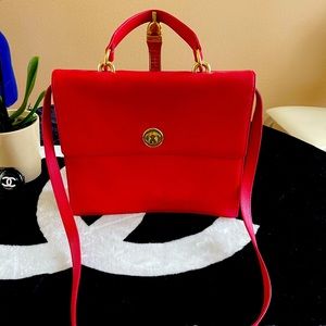 Beautiful big bag leather authentic